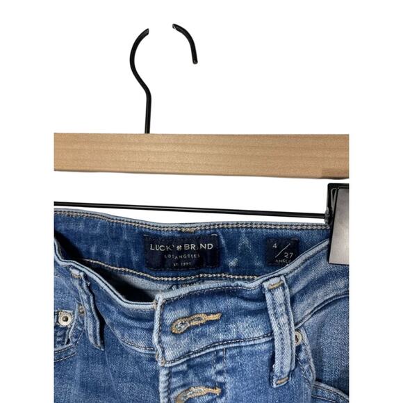 Lucky Brand High Rise Bridgette Jegging Jeans Casual Office Friendly Dark Wash - Picture 3 of 6